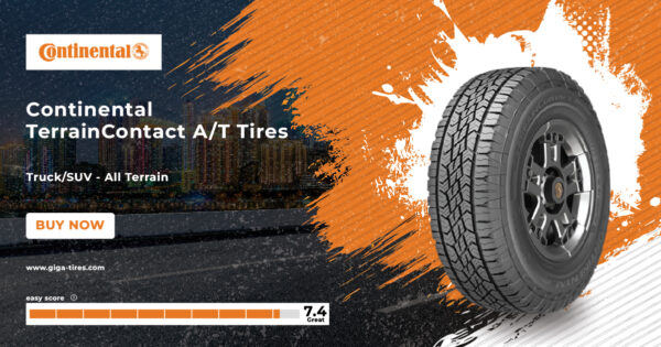 TerrainContact AT Off-road optimized tires
