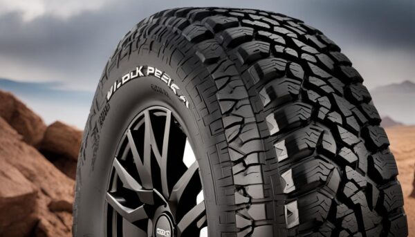 Aggressive tread design of Wildpeak A/T3W