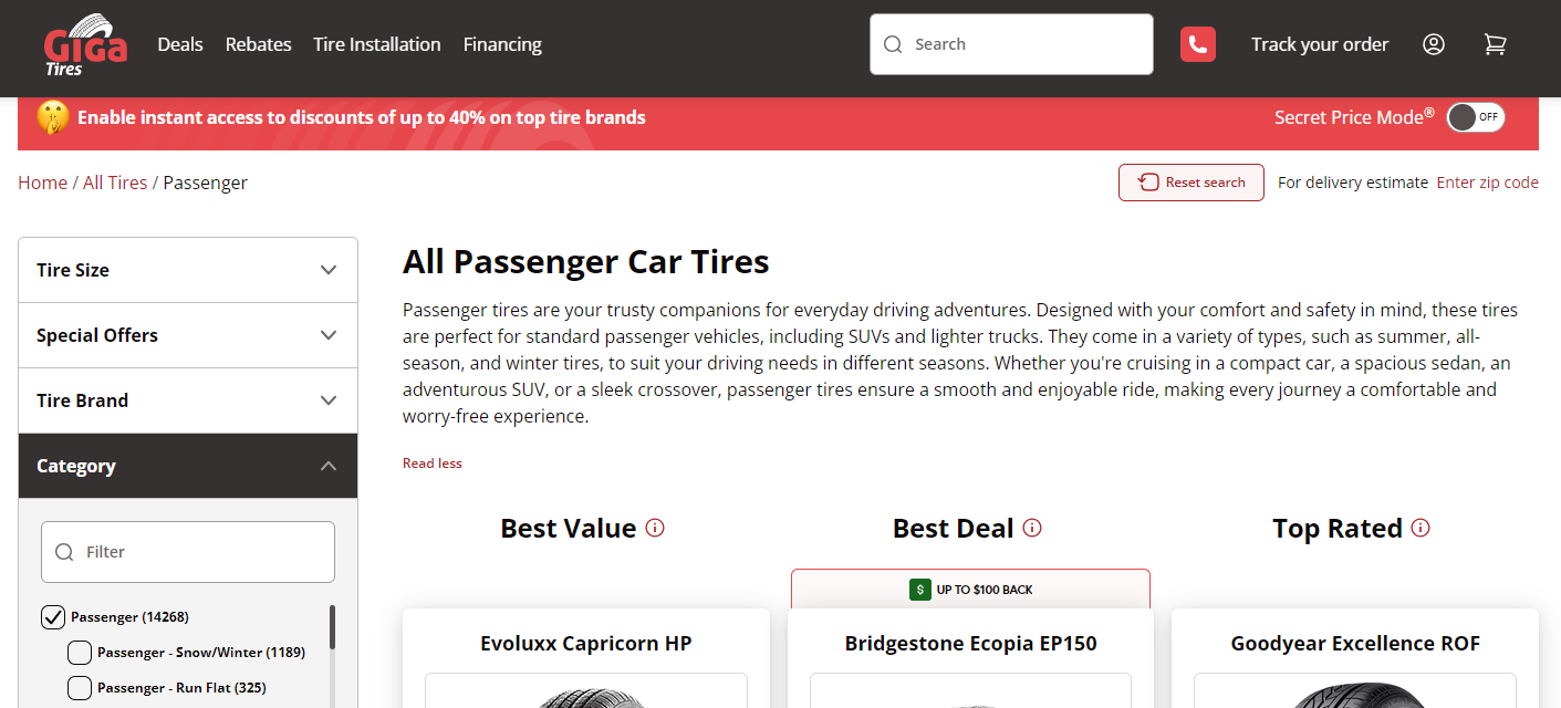 Best All-Weather Tires for Passenger Vehicles