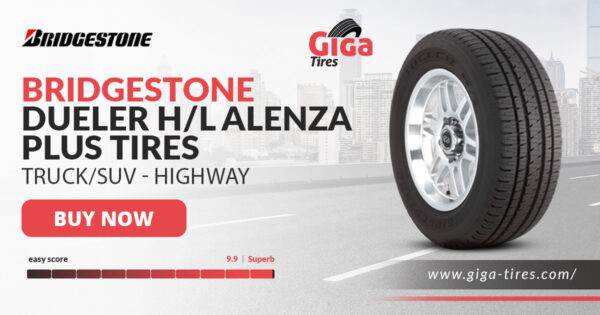 Bridgestone Dueler H/L Alenza Plus - Best Tires for Nissan Rogue