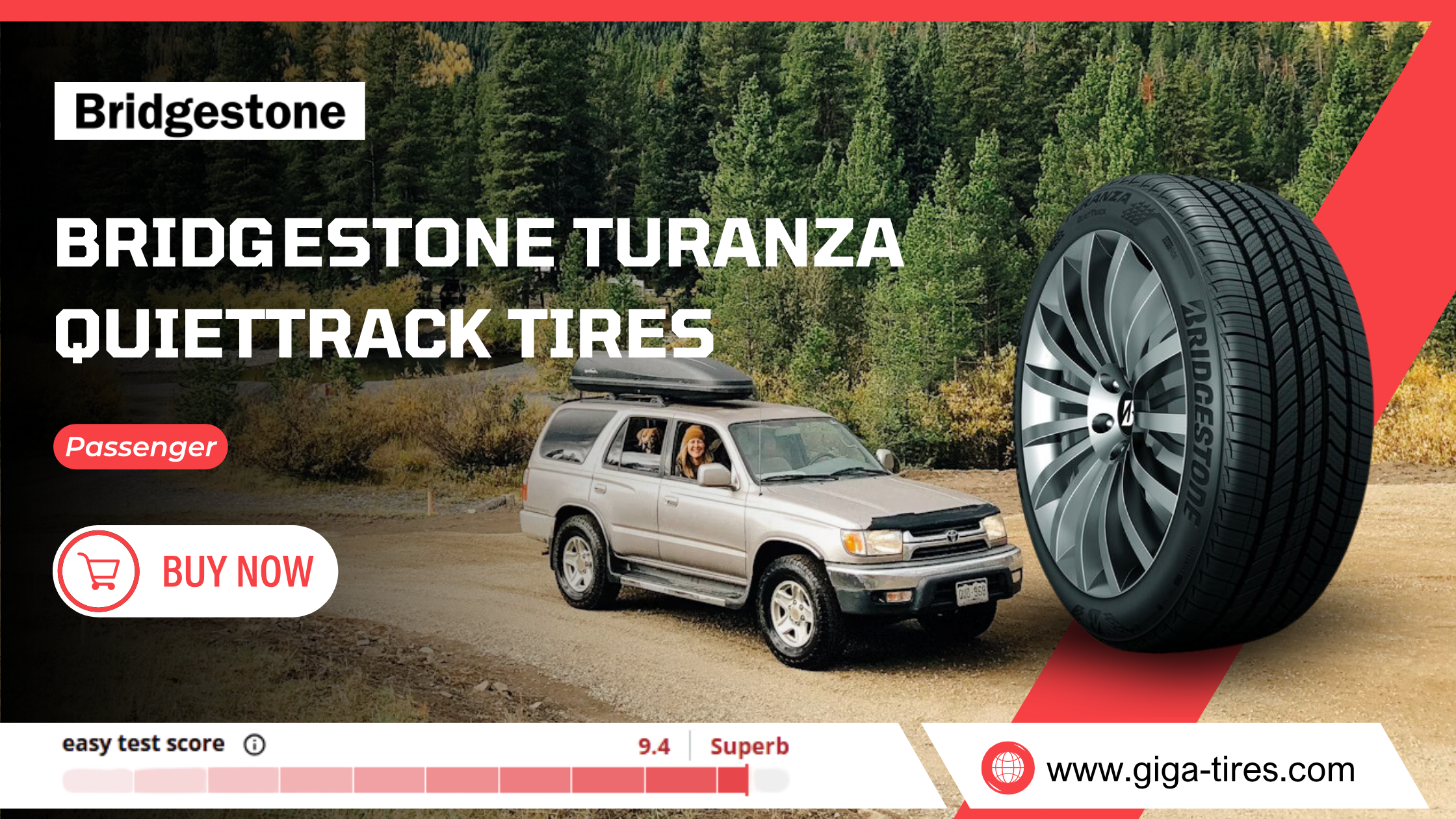 Bridgestone Turanza QuietTrack (Touring All-Season)