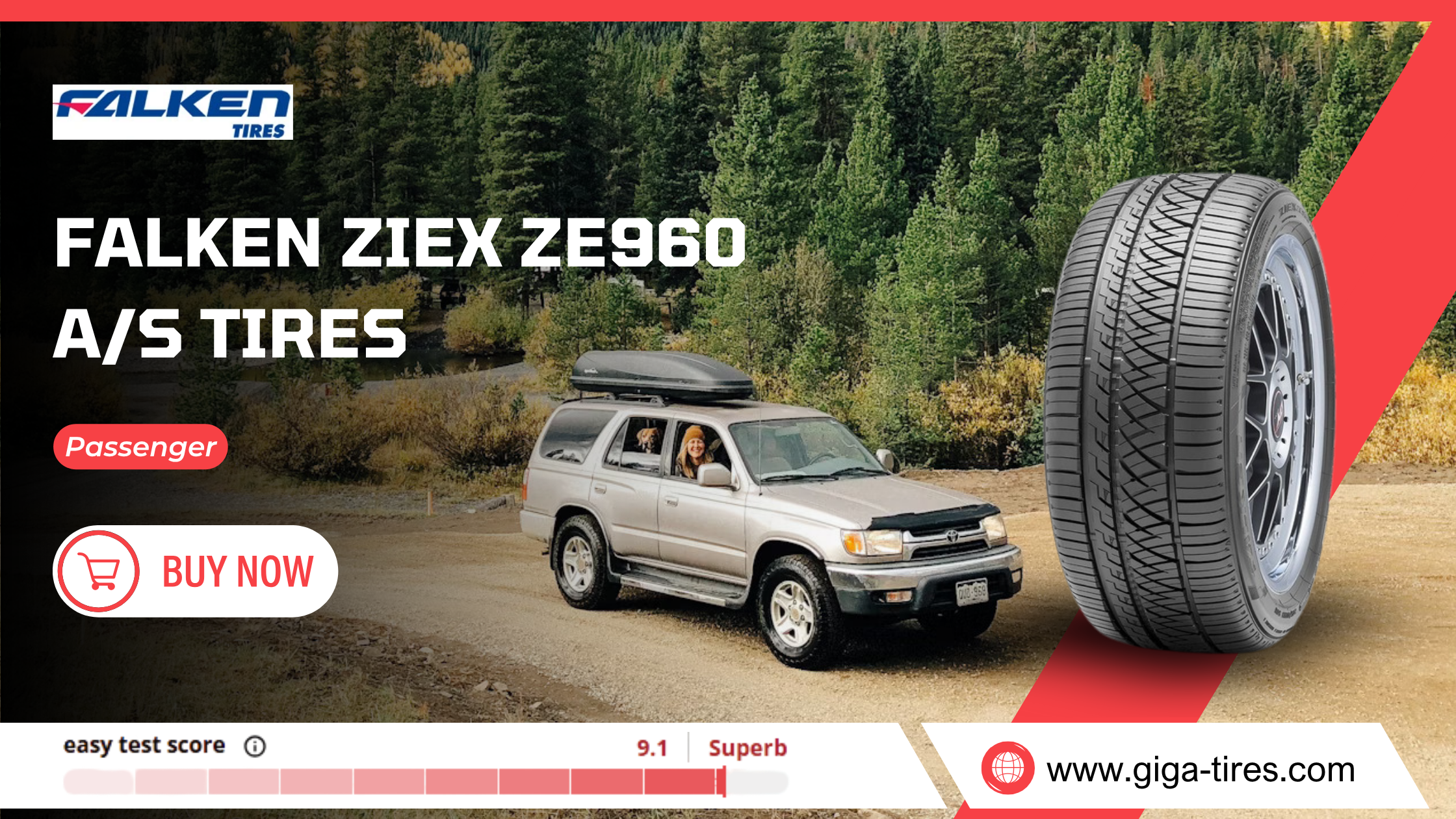 Falken Ziex ZE960 A/S (Ultra High Performance All-Season)