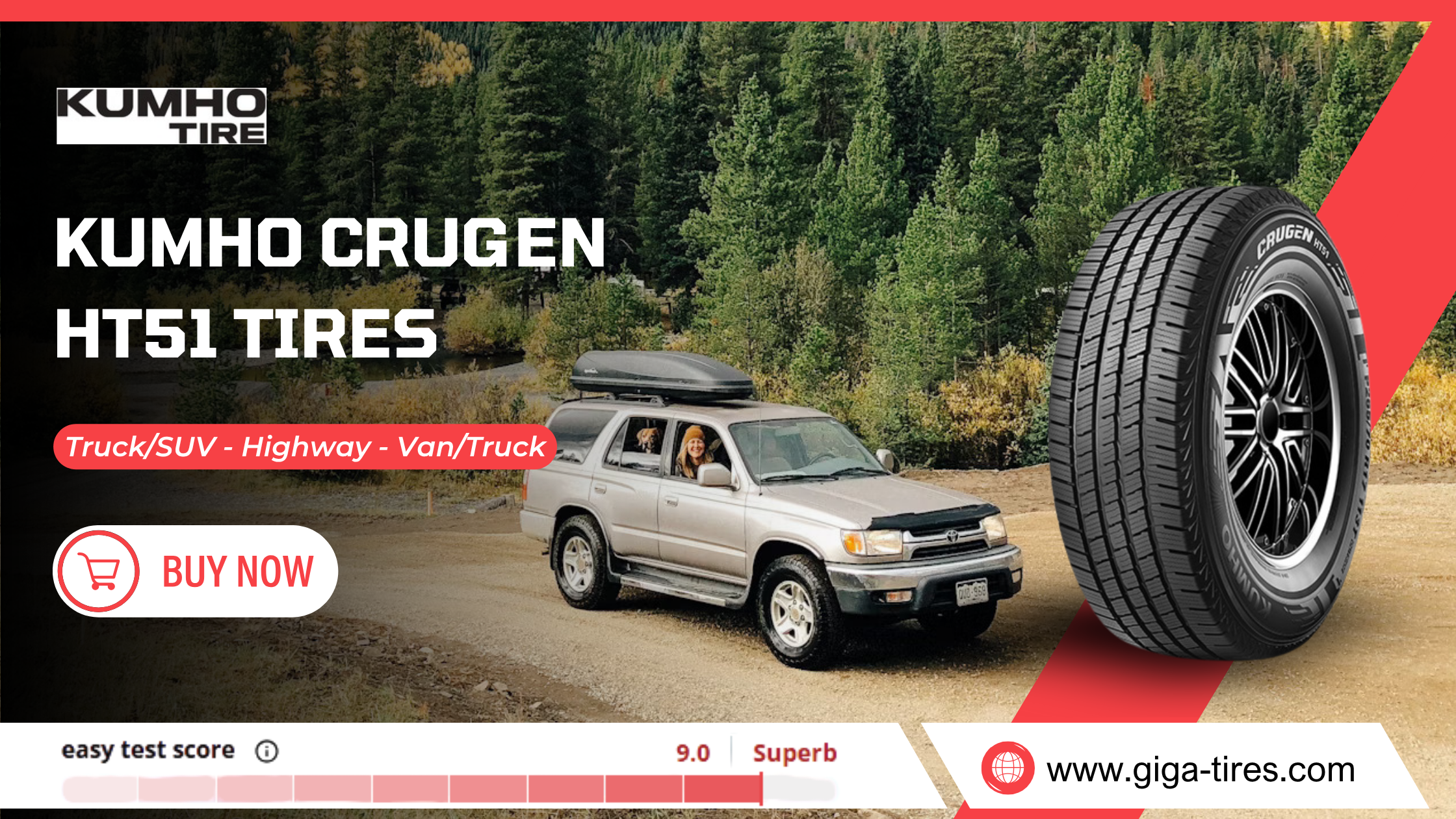 Kumho Crugen HT51 (All-Season Highway Tire)