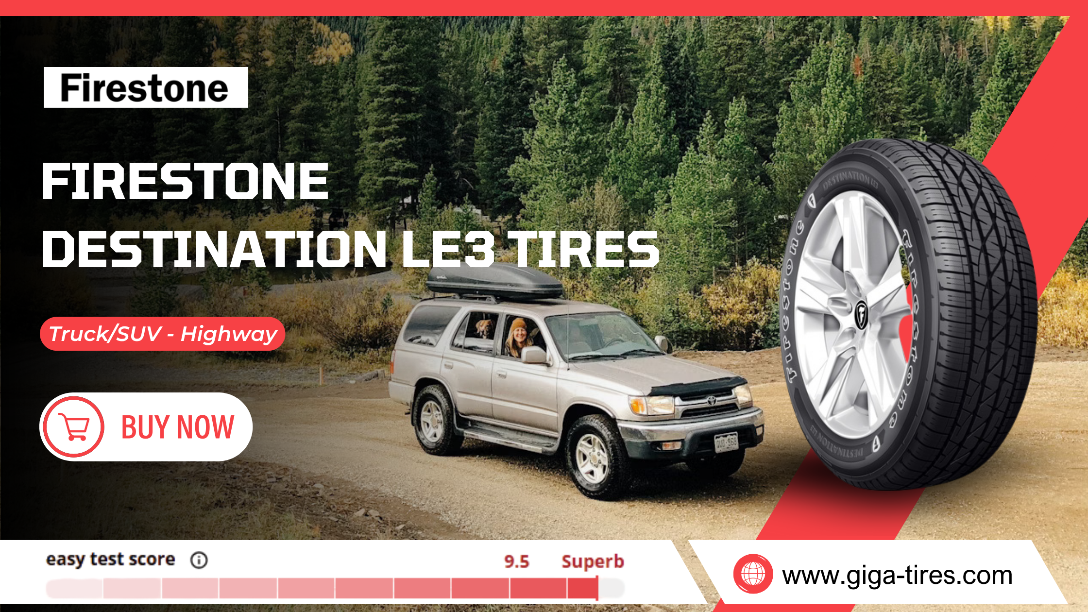 Firestone Destination LE3 (All-Season Touring Tire)