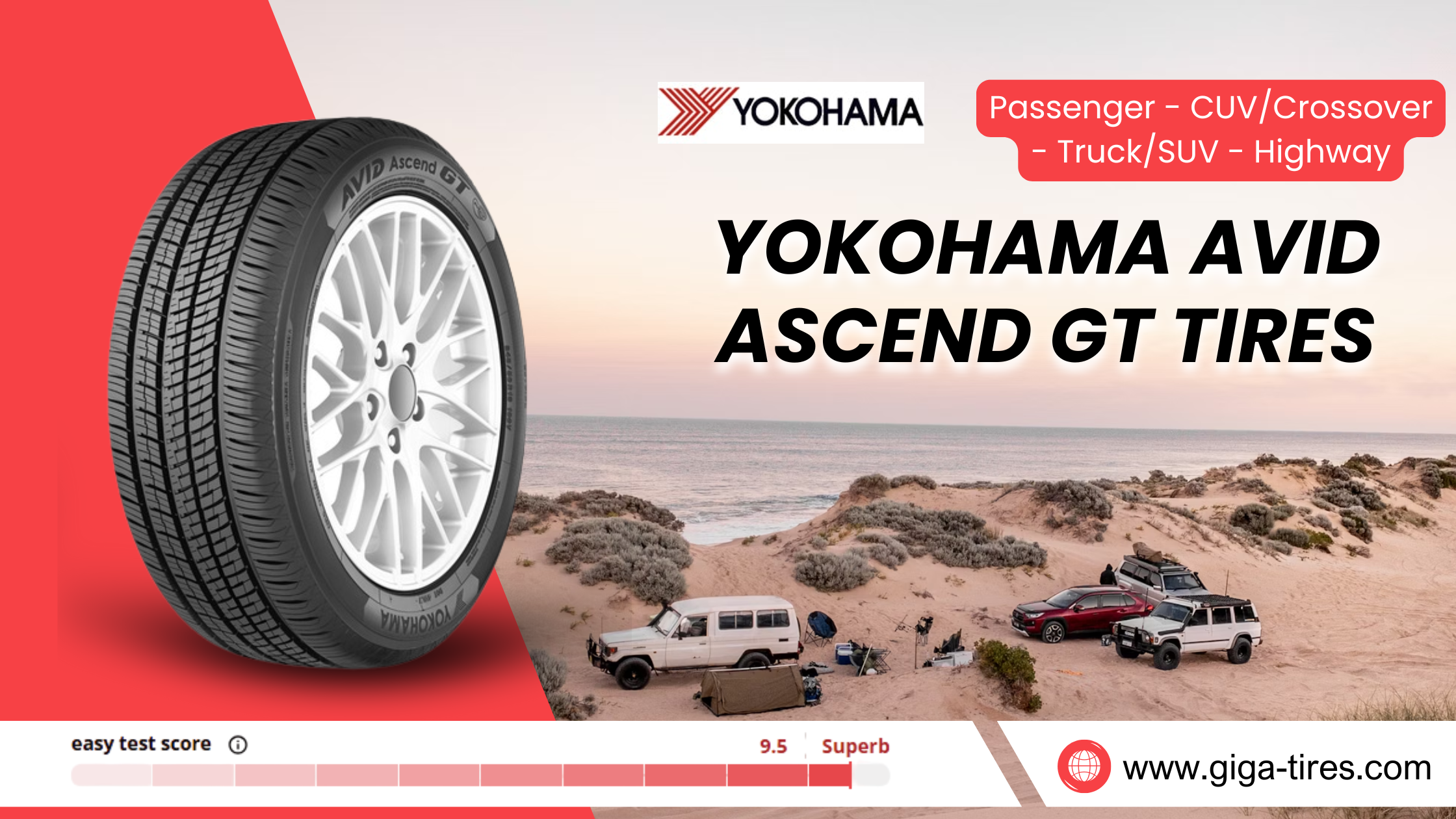 Yokohama Avid Ascend GT (All-Season Grand Touring Tire)