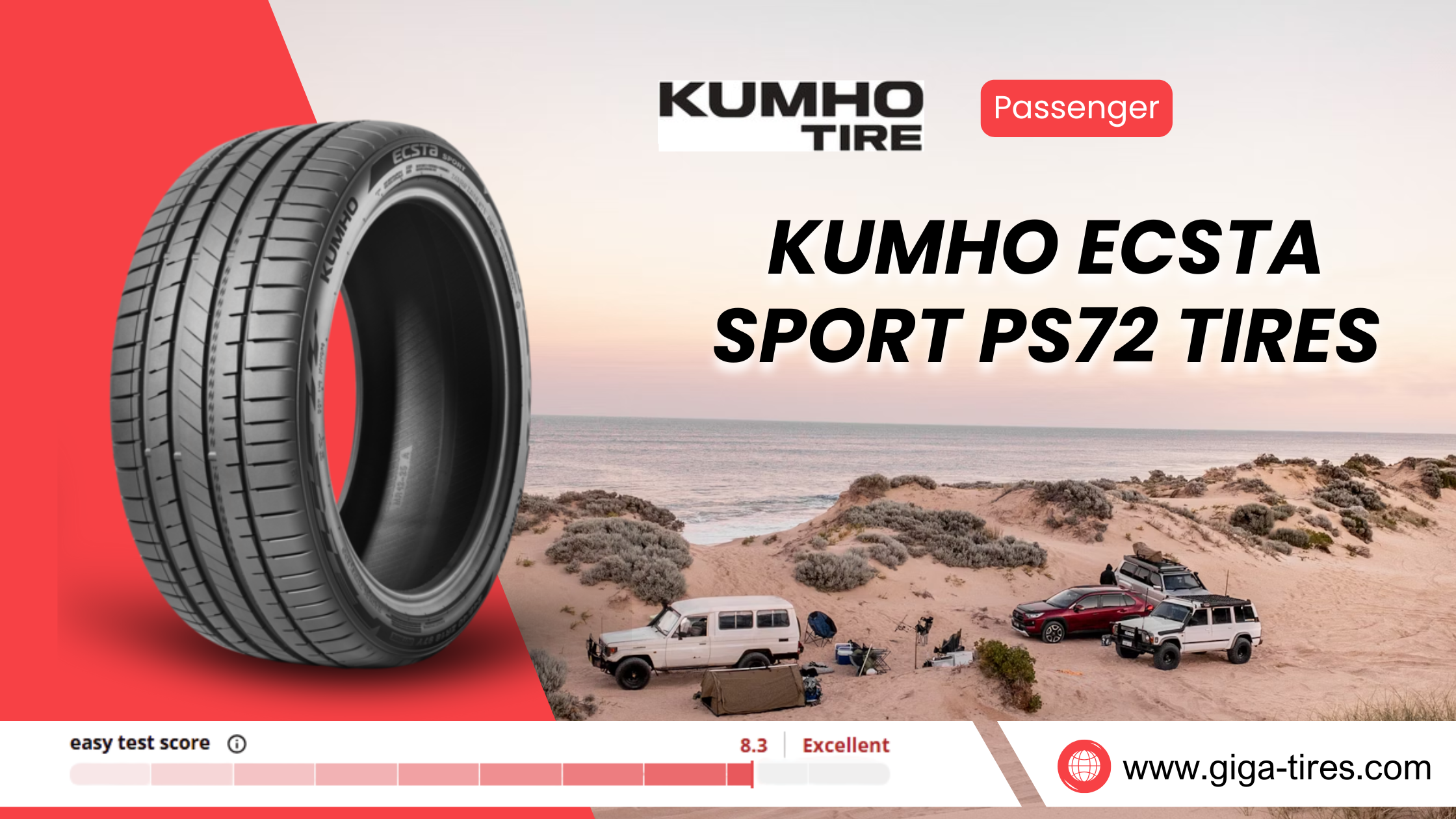Kumho Ecsta Sport PS72 (Summer Tire)