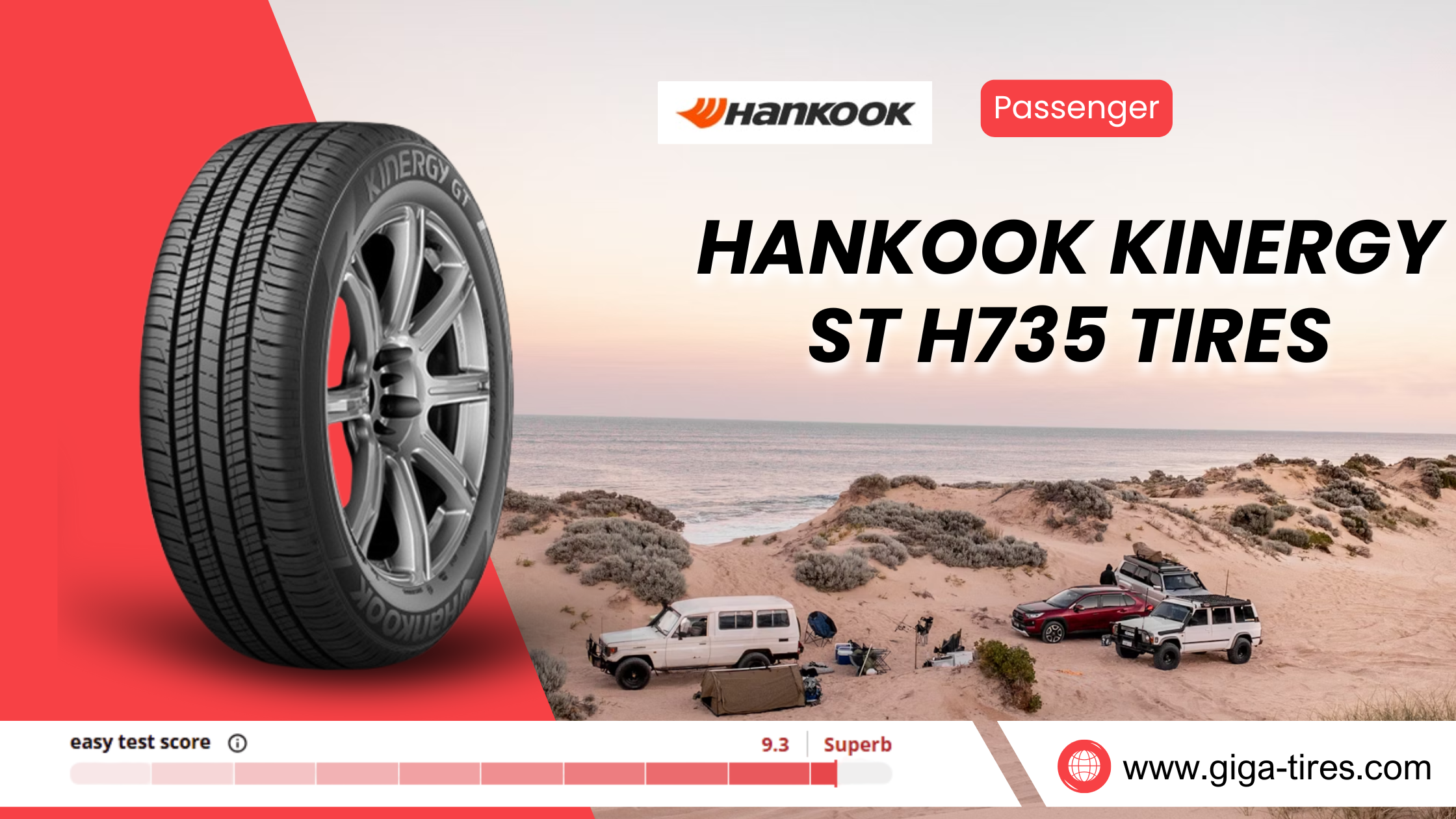 Hankook Kinergy ST H735 (All-Season Touring Tire)
