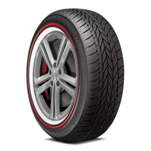 Custom Built Radial Red Stripe