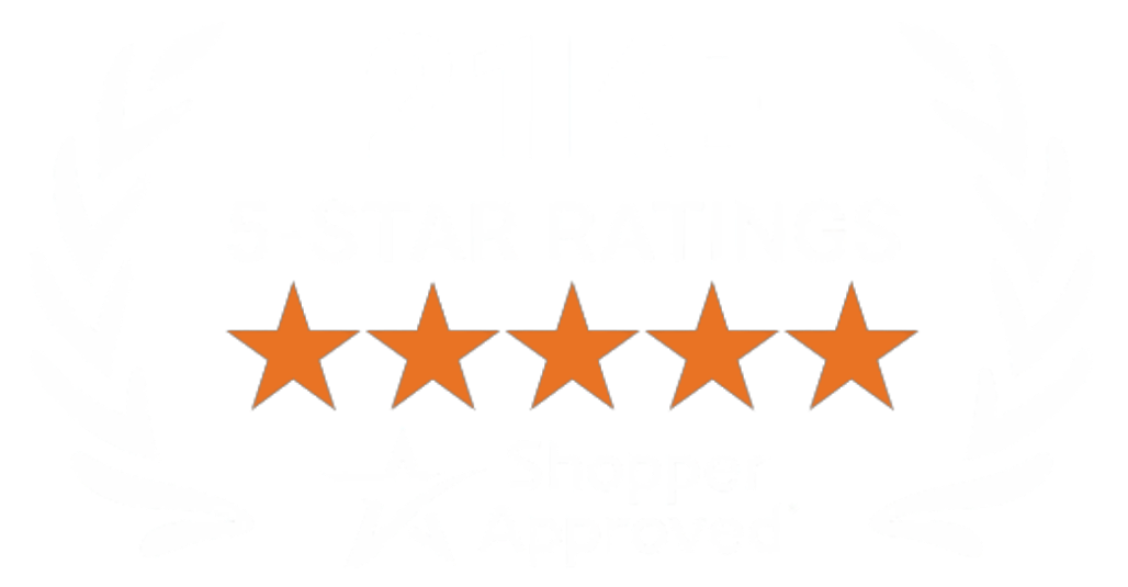 5 Star Excellence award from Shopper Approved for collecting at least 100 5 star reviews