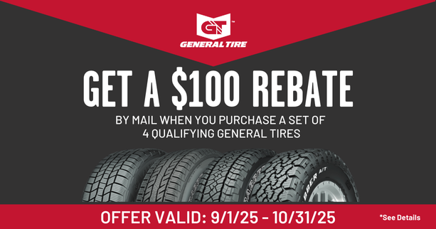 General Tire - $100 REBATE