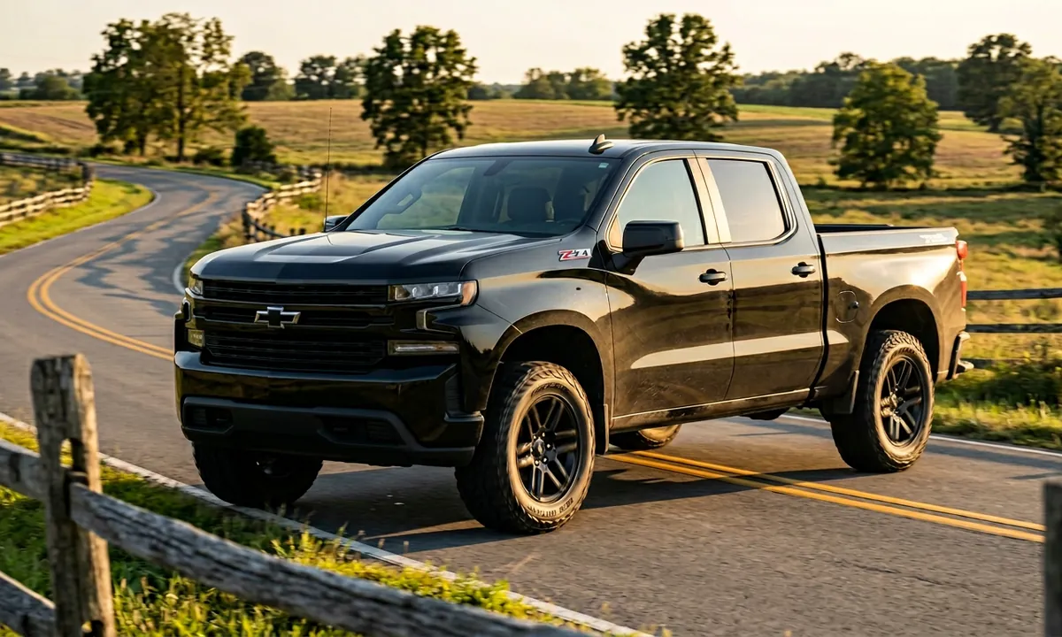 Predator New Mutant X-RT on a pickup truck on a country road