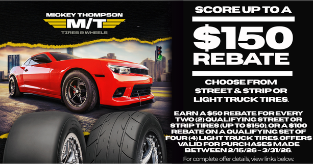 Mickey Thompson Spring & Performance Rebates 2026