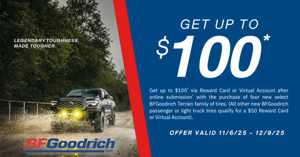 BFGoodrich Black Friday Promotion