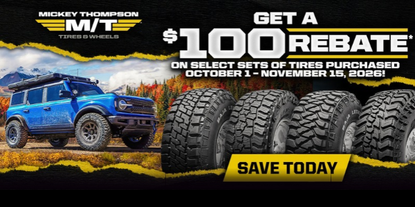 Mickey Thompson Fall Rebate 2026