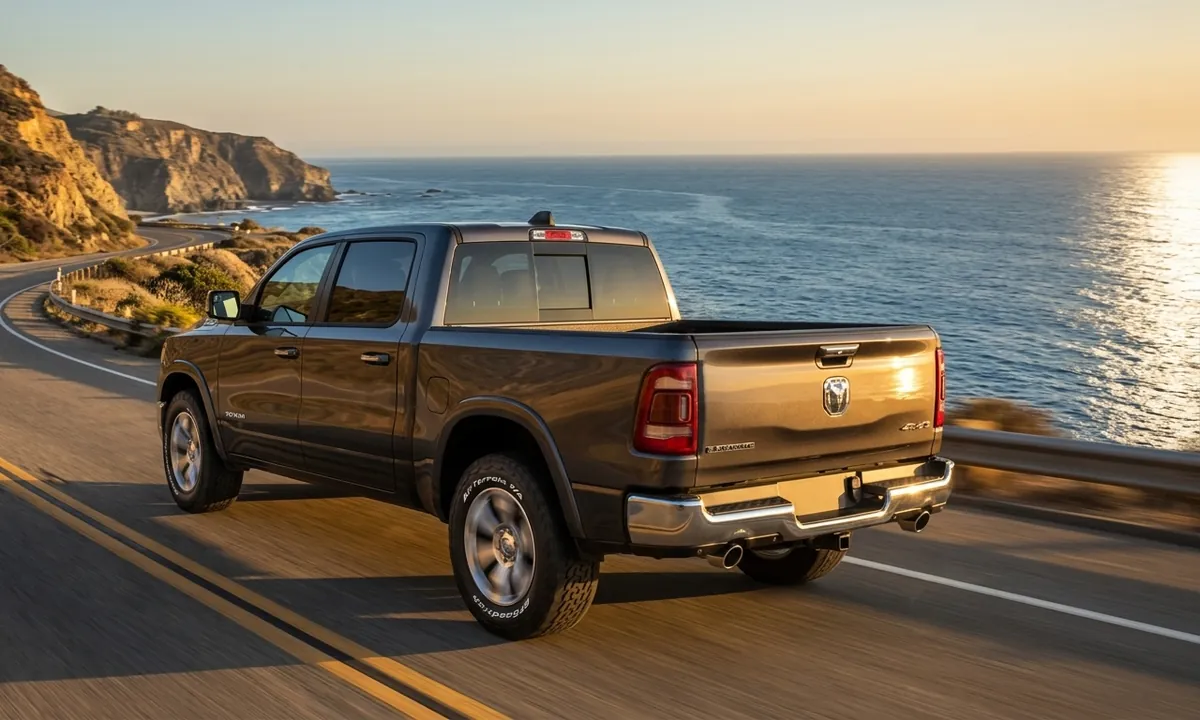 BFGoodrich All-Terrain T/A KO3 on a pickup truck on a coastal highway