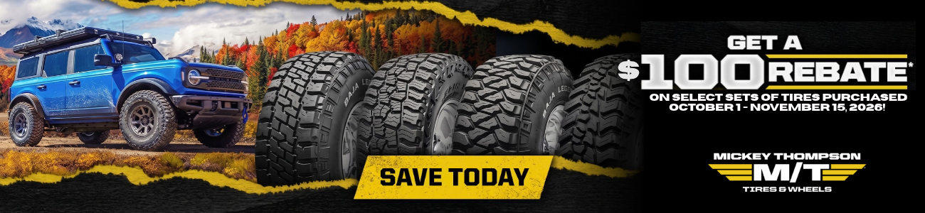 Mickey Thompson Fall Rebate 2026