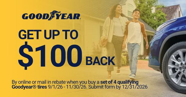 Goodyear September 2026 Rebate